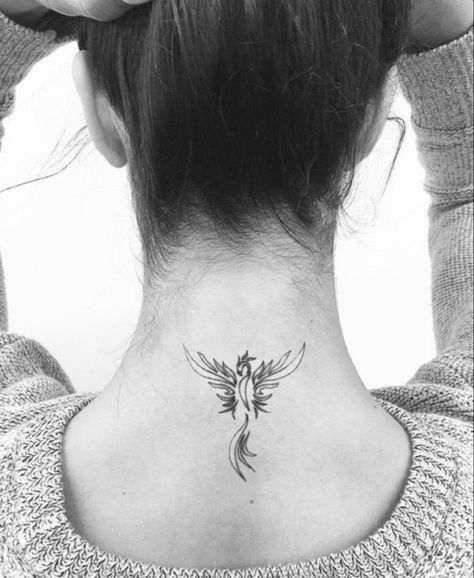 Delicate Phoenix Tattoos For Women, Phoniex Tattoo Women, Freedom Tattoo Designs, Phoenix Tattoo Design Feminine, Phoenix Back Tattoo, Freedom Tattoo, Phoenix Tattoo Feminine, Small Phoenix Tattoos, Bird Tattoos For Women