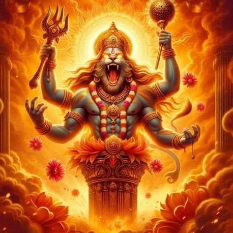 Narsimha God Wallpaper, King And Queen Pictures, Alchemy Tattoo, Bob Marley Art, Lord Rama Images, Rangoli Side Designs, Pictures Of Shiva, Indian Art Gallery, Shri Ram Photo