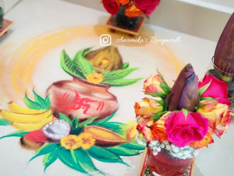 Glimpses of Chaitra Navratri: Rangoli designs and festive decorations🔱🪷🙏 #ChaitraNavratri2024 #DivineEnergyFlow #SpiritualConnection #NavratriJoy #SacredCelebration #BlessingsOverflow #NavratriNights #GoddessGrace #HarvestingDivine #NavratriRhythms #PrayersAndPujas #DevotionInMotion #NavratriSpirit #FestivalOfLightsAndLove #NavratriEssence Navratri Rangoli, Chaitra Navratri, Energy Flow, Spiritual Connection, April 20, Festival Lights, Rangoli Designs, Festival Decorations, Festival