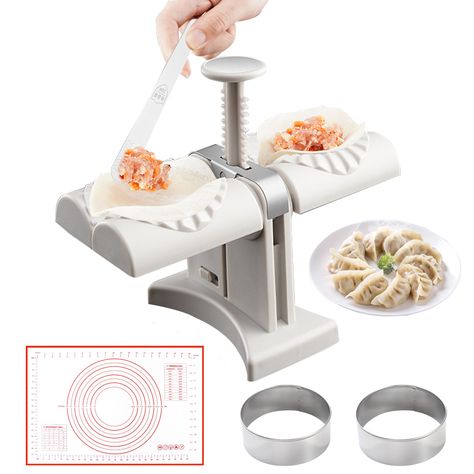 Empanada Maker, Dumpling Maker, Dumpling Filling, Dough Press, Dumpling Skin, Kneading Dough, Pasta Maker, Steel Sheet, Kitchen Utensils Gadgets