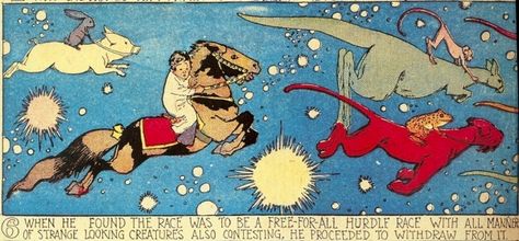 "Nemo in Slumberland" comic strip, 1905. like a dream I'd enjoy having Little Nemo Adventures In Slumberland, Nemo In Slumberland, Winsor Mccay, Little Nemo In Slumberland, Bd Comics, Arte Inspo, Childrens Illustrations, Children's Book Illustration, Funky Art