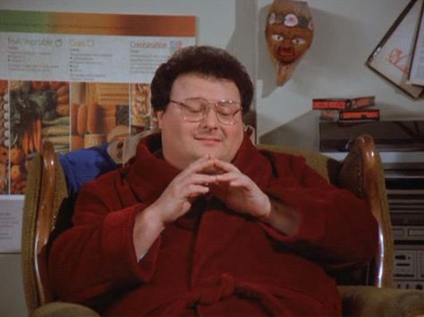 If you stare at Newman, you can almost see him thinking... Seinfeld Characters, Seinfeld Quotes, Lisa Edelstein, Serenity Now, Minor Character, Seinfeld, Low Key, How To Know, Favorite Tv Shows