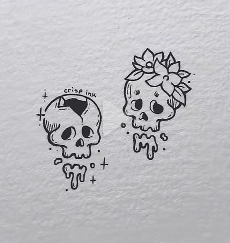 Remember Tattoo, Maching Tattoos, Skull Coloring, Vintage Tattoo Art, Couples Tattoo, Cute Matching Tattoos, Matching Friend Tattoos, Matching Tats, Small Couple Tattoos