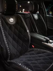 Velvet Car Seat Covers, Pretty Car Interior, Jaguar Xjl, Velvet Car, Bling Car Accessories, Girly Car Accessories, Cool Car Accessories, Chanel Boots, Luxury Car Interior