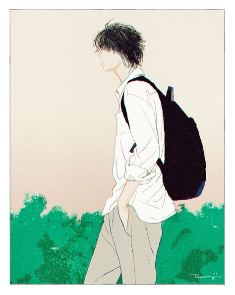 Man Walking Illustration, Base Anime, Manga Watercolor, Bloodborne Art, Fanart Bts, Dark Art Drawings, Figure Drawing Reference, Anime Drawings Tutorials, Drawing Artwork