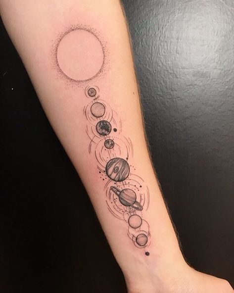 #Tattoos,solar system tattoo Astrophysics Tattoo, Space Arm Tattoo, Destiny Tattoo, Planet Tattoo, Astronomy Tattoo, 22 Tattoo, Science Tattoo, Sleeve Inspiration, Science Tattoos