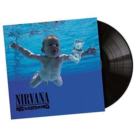 Nirvana Record, Nirvana Vinyl, Nirvana Album, Vinyl Record Sleeves, Nirvana Nevermind, Something In The Way, Grunge Band, Smells Like Teen Spirit, Great Albums