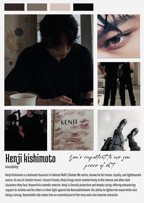 Kenji Kishimoto Fan Cast, Kenji Kishimoto Fanart Shatter Me, Kenji Quotes, Kenji Kishimoto Aesthetic, Kenji Fanart, Kenji Kishimoto Fanart, Kenji Shatter Me, Kenji Kishimoto, Shatter Me Warner