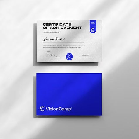 VisionCamp® Visionary Leadership Masterclass Tickets, Tue, Feb 21, 2023 at 9:00 AM | Eventbrite Vision Statement, Certificate Of Achievement, Certificate Design, February 22, Logo Ideas, Make More Money, Master Class, Event Design, Business Card