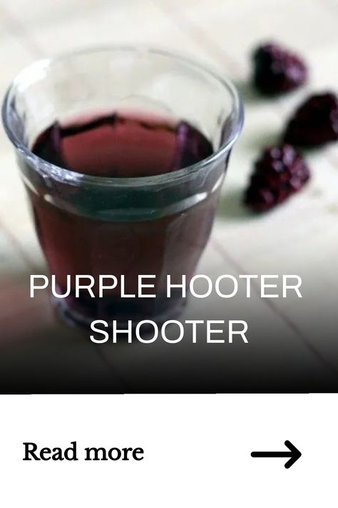 Purple Hooter Shot, Vodka Lime, Mixed Drinks Alcohol, Vodka Recipes, Sweet Cocktails, Drinks Alcohol, Purple Party, Shot Recipes, Fun Shots