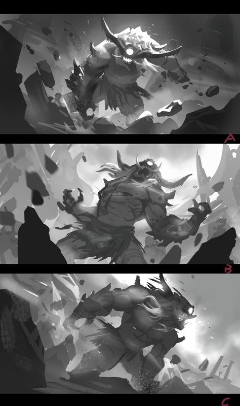 Grayscale Art, Concept Art Tutorial, Splash Art, Riot Games, Digital Painting Tutorials, 판타지 아트, Environment Concept Art, Process Art, Creature Design