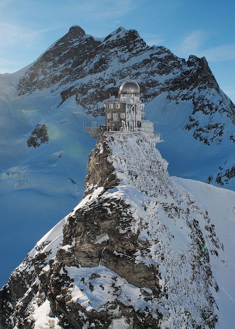 The Sphinx Observatory, Jungfraujoch Top Of Europe Building. Switzerland: Jungfrau.ch. Jungfraujoch Switzerland, Switzerland Tourist Attractions, Europe Day, Swiss Beauty, Switzerland Tour, Secret Base, Viewing Platform, Switzerland Cities, Largest Waterfall