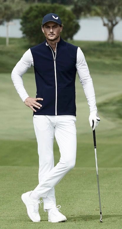 Golf Poses, Golf Shoot, Golf Outfit Men, Golf Uniform, Golf Fashion Men, Golf Business, Mens Golf Fashion, St Andrews Golf, Brand Moodboard