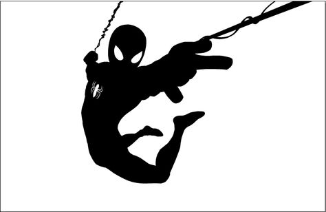 Spidey Spiderman Silhouette, Superman Silhouette, Spiderman Svg, Logo Silhouette, Image Spiderman, Black Spiderman, Silhouette Stencil, Silhouette Portrait, Silhouette Png