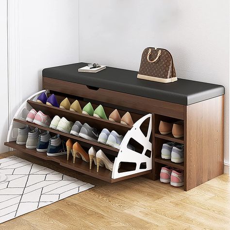 Shoe Rack Cabinet Design, Shoes Racks, Vstupná Hala, Shoe Storage Bench, Desain Furnitur Modern, Entryway Shoe, Wardrobe Interior Design, تصميم للمنزل العصري, Hemma Diy