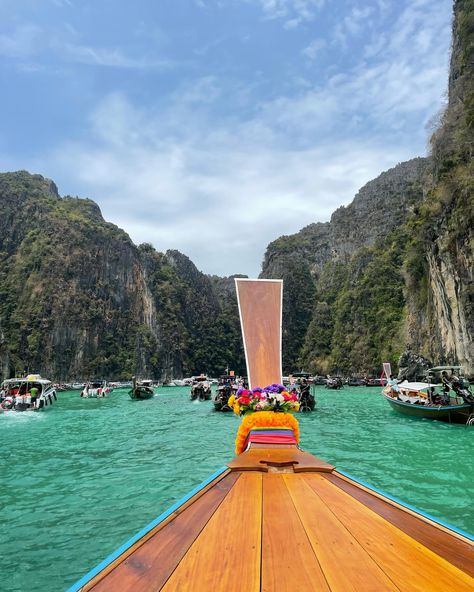 Wouldn’t be a trip to Thailand without exploring Phi phi islands on an iconic long tail boat🌴🛶🌺🌊 Phi Phi Islands, Trip To Thailand, Phi Phi Island, August 12, Long Tail, Thailand Travel, Thailand, Collage, On Instagram