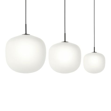 Muuto Pendant Light, Acorn Lights, Sphere Chandelier, Contemporary Ceiling Light, Cord Light, Translucent Glass, Glass Pendant Lamp, Incandescent Lamp, Suspension Light