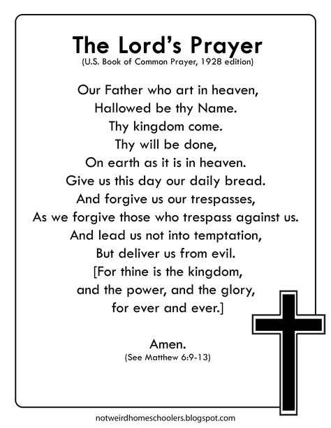 Prayer For Son, Our Father Prayer, Book Of Common Prayer, Prayers Of Encouragement, Lords Prayer, The Lord's Prayer, Morning Prayer Quotes, Lord's Prayer, Good Prayers