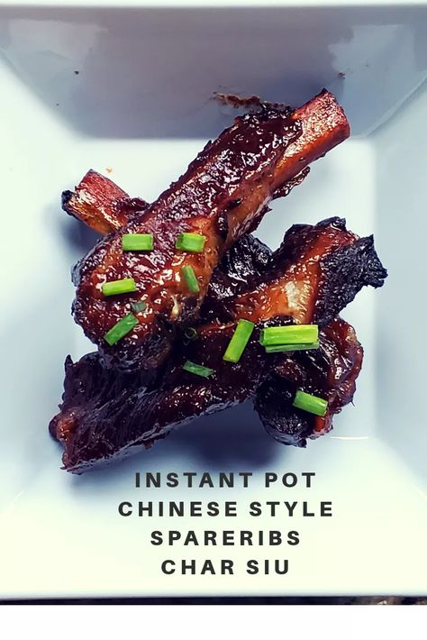 Asian Spare Ribs Recipe, Instapot Ribs, Pressure Cooker Ribs, Instant Pot Chinese, Pork Spare Ribs Recipe, Spareribs Recipe, Char Siu Pork, Chinese Bbq Pork, Asian Recipe