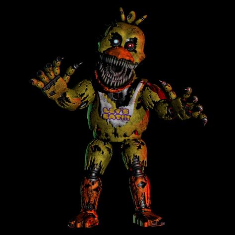 Nightmare Chica, Fnaf Pictures, Sister Location, Horror Game, Five Nights At Freddy's, Five Night, Samurai Gear, Chicken, Fictional Characters