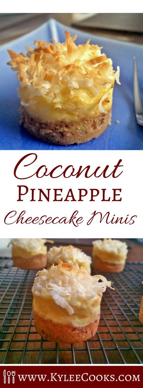 Cheesecake Minis, Biscotti Cheesecake, Pineapple Cheesecake, Cheesecake Layer, Cheesecake Muffins, Mini Cheesecake Recipes, Cake Mini, Cheesecake Mini, Snacks Saludables