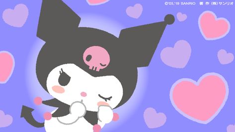 Kuromi Fairy Wallpaper, Im Falling In Love, Sanrio Wallpaper, Hello Kitty Iphone Wallpaper, Cute Messages, Macbook Wallpaper, Kawaii Shop, Dreamy Art, Kawaii Wallpaper