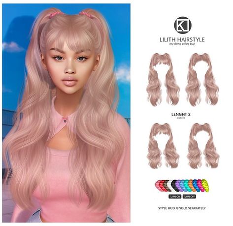 KUNI x equal10 (September 10th) | Hello everyone, a new hair… | Flickr Sims 4 Cc Pigtails Alpha, Sims Y2k Hair, Sims 4 Cc Hair Pigtails, Sims4 Alpha Hair, Sims 4 Pigtails Cc, Sims 4 Cc Pigtails, Sims 4 Pigtails, Sims 4 Alpha Cc Hair, Sims 4 Tsr