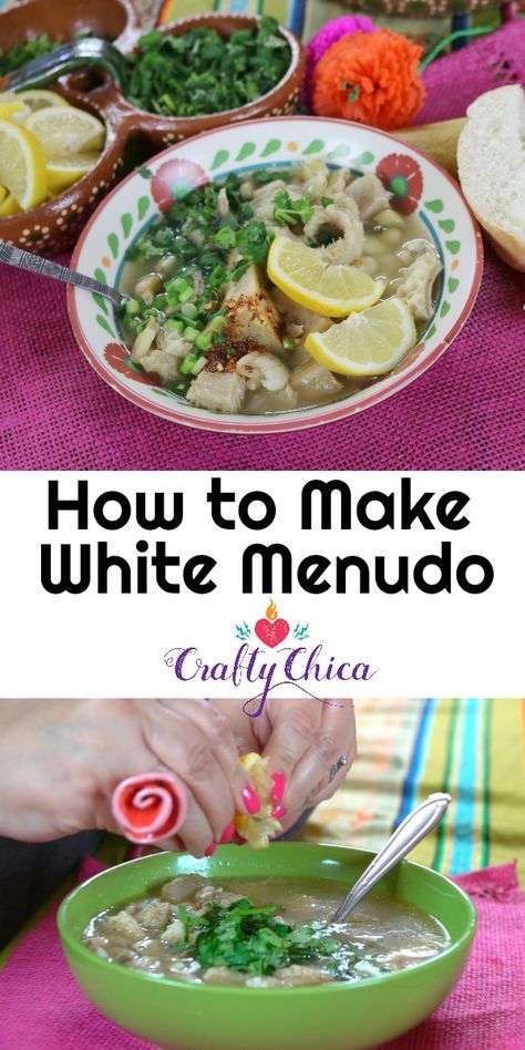 How to make white menudo, by CraftyChica.com Instant Pot Menudo, White Menudo Recipe, Menudo Recipe Authentic, Food In Mexico, Oxtail Stew Recipe, Menudo Recipe, Latina Style, Mexican Kitchen, Tamale Recipe