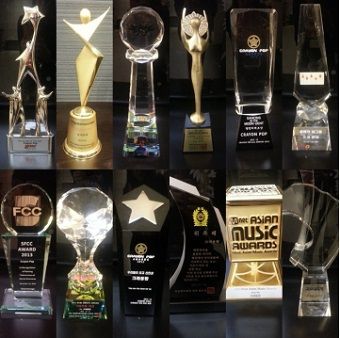 Daesang Award Trophy, Trophy Collection, Concert Crowd, Music Supplies, Award Display, Award Ideas, Trophies And Medals, Award Plaque, Trophy Design