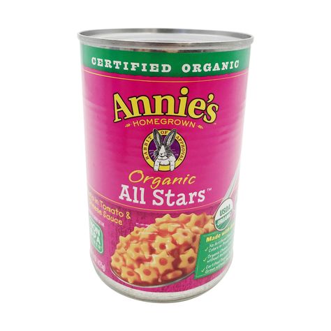 AmazonSmile : Annie's Homegrown Canned Meal All Stars,15 Ounce : Packaged Pasta Dinner Kits : Grocery & Gourmet Food Strawberry Gluten Free, Annies Homegrown, Organic Pasta, Pasteurizing Milk, Organic Tomatoes, Tomato And Cheese, Gourmet Food, Usda Organic, Healthy Diet