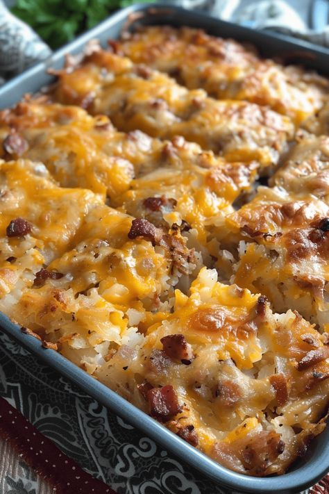 Creamy Sausage and Hashbrown Casserole Make Ahead Sausage Hashbrown Breakfast Casserole, Hashbrown Casserole Tater Tots, Loaded Hashbrown Breakfast Casserole, Leftover Hashbrown Casserole Recipes, Healthy Hashbrown Egg Casserole, Breakfast Casserole Small Batch, Non Egg Breakfast Casserole, Freezing Breakfast Casserole, Corned Beef Hashbrown Breakfast Casserole