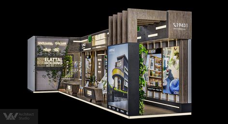 elattal on Behance Exhibition Stall Design Creative, Architecture Branding, Exhibition Stall Design, Stall Design, Architecture Exhibition, Exhibition Stall, Stall Designs, Exhibition Booth, Maxon Cinema 4d