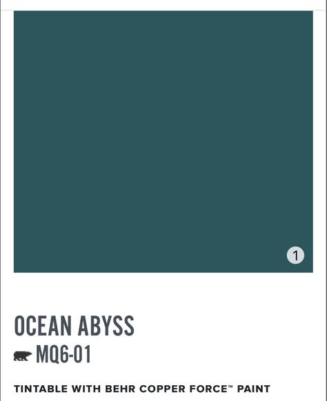 Behr Ocean Abyss, Ocean Abyss, Colorful Interior Design, Colorful Interiors, Home Renovation, Room Inspiration, Paint, Interior Design, Living Room