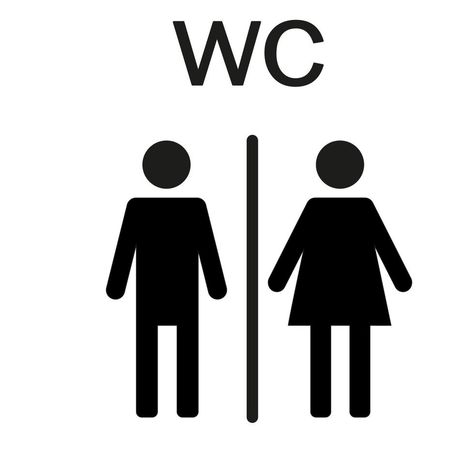 WC wayfinding vector illustration icons. Toilet male and female gender signs Female Gender Sign, Gender Signs, Comfort Room, Female Tattoo, Room Signs, Male And Female, Vector Art, Vector Free, Vector Illustration