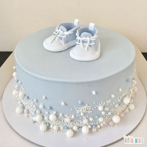 Boys Christening Cakes, Boys Christening Cake, Cake Recipe Birthday, Cake Decorations Ideas, Recipe Birthday Cake, Baby Boy Christening Cake, Prince Baby Shower Cake, Baptism Cake Boy, My Happy Birthday