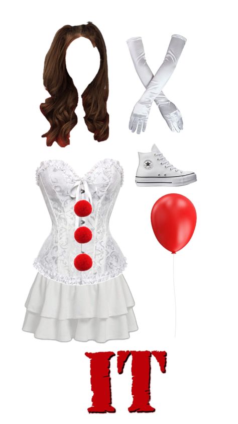 Pennywise The Clown Costume, Pennywise Costume, Pennywise The Clown, Halloween Costumes Friends, Clown Costume, The Clown, Halloween Outfits, Halloween