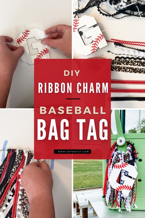 Hit it out of the park with your style game! Personalize your bag with this charming accessory. #baseballmom #bagcharm Soccer Bag Tags Diy, Baseball Bag Tags Diy, Diy Bag Tags Sports, How To Make Bogg Bag Charms, Diy Bogg Bag Tassel Tutorial, Bogg Bag Tassel Diy, Diy Bogg Bag Charms, Diy Snack Bag, Bag Tassel Diy