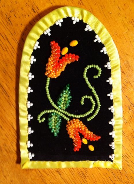 beaded mocassin vamp Beading Patterns, Pot Holders, Bead Work, Beads, Pattern, Design