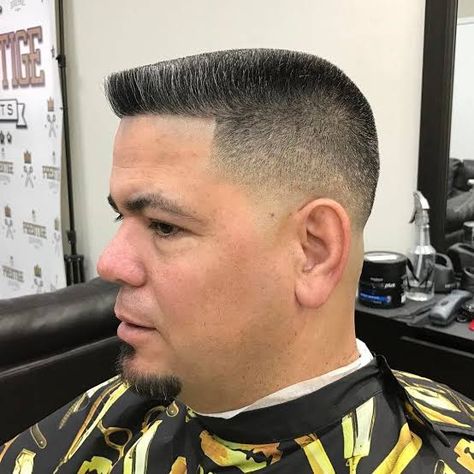 Mens Flat Top Haircut, Hear Cut, Aj Tattoo, Flattop Haircut, Chin Beard, Flat Top Haircut, Beard Haircut, Tapered Haircut, Mens Hairstyles Thick Hair