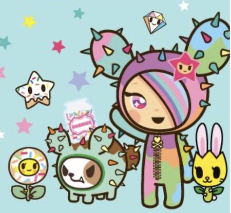 Tokidoki Cactus Friends Tokidoki Sandy, Sanrio Journal, Tokidoki Donutella, Tokidoki Characters, Toki Doki, March Calendar, Pen Pal Letters, Journal Page, Pop Surrealism