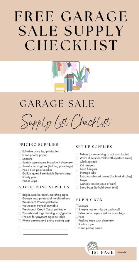 You want to make good money at your garage sale. In the past your sales have been ok, but teetering on the line of “Is it worth all the time and effort?”. After 10+ years of annual garage sales and making an average of $1,500 each time, I will say that there is a difference between setting out a cardboard box sign and being prepared to make actual money. I don’t spend a ton of money on needless items, but you do need certain supplies for your yard sale to run smoothly. Here is the ultimate ... Garage Sale Display, Yard Sale Pricing Guide, Yard Sale Display, Successful Garage Sale, Vintage Bungalow, Mail Sorters, Vintage Tv Trays, Garage Sale Tips, Yard Sale Pricing