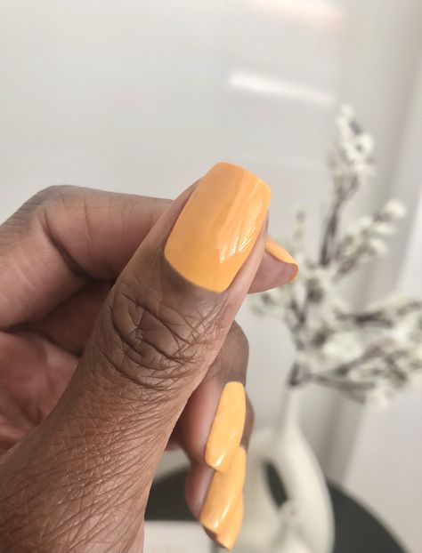 December Gel Nails Short, Marigold Nails, Claire's Nails, French Marigold, Mustard Orange, September Nails, Diva Nails, October Nails, Young Nails