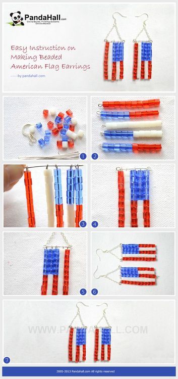 Beads Keychain, Flag Earrings, Beaded Patterns, Patriotic Earrings, Jewelry Making Business, Patriotic Jewelry, Black Gold Jewelry, Diy Jewelry Inspiration, Earring Ideas