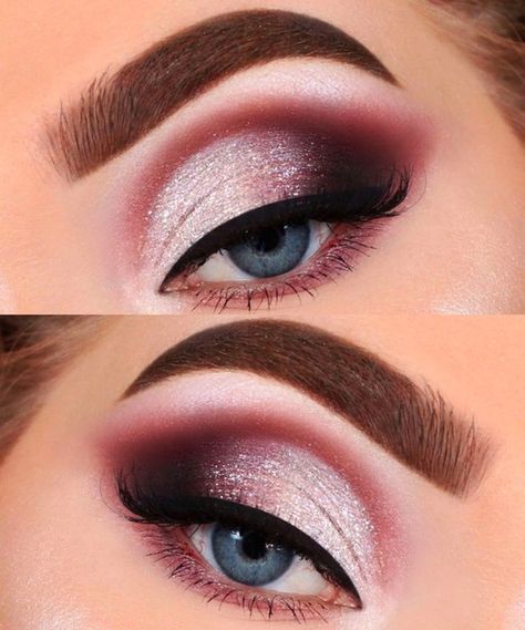 Rosa Make-up, Jean Watts, Pretty Eye Makeup, Eyeshadow Ideas, Purple Makeup, Make Up Videos, Makeup Eye Looks, Creative Eye Makeup, Pink Makeup