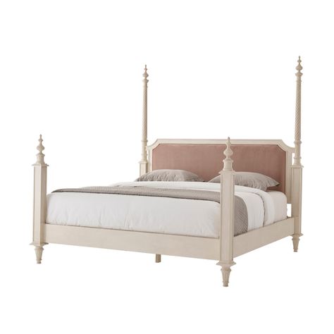 Theodore Alexander - Bedroom - Beds - Fairbanks US King Bed - AXH83003.1BQZ Sundar Kand, Theodore Alexander Furniture, Bedroom Beds, Pooja Room Design, Classic Bed, Luxury Furniture Brands, Theodore Alexander, Poster Bed, Sustainable Furniture