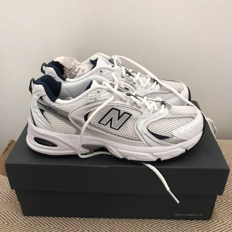 New Balance Grey Shoes, New Balance 530 Outfit, New Balance White, New Balance Blue, Shoes New Balance, New Balance Black, New Balance Men, New Balance Sneakers, New Balance Women