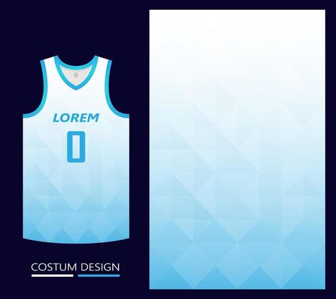 basketball jersey pattern design template. blue abstract background for fabric pattern. basketball, running, football and training jerseys. vector illustration Sky Blue Jersey Design Basketball, Basketball Jersey Background Design, Blue Jersey Design Basketball, Blue Jersey Design, Jersey Pattern Design, Jersey Background Design, Blue Basketball Jersey, Best Basketball Jersey Design, Volleyball Jersey Design