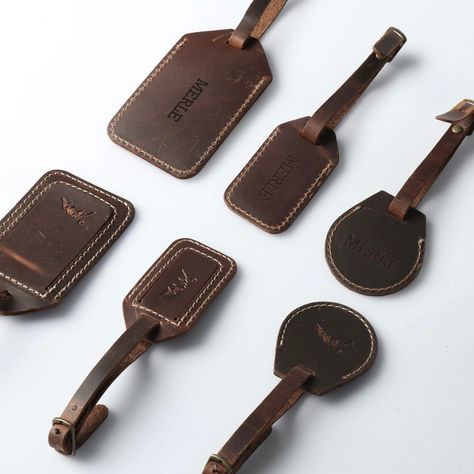 Leather Travel Tag, Elegant Names, Leather Luggage Tag, Travel Tags, Backpack Tags, Leather Luggage Tags, Leather Luggage, Travel Set, Leather Conditioner