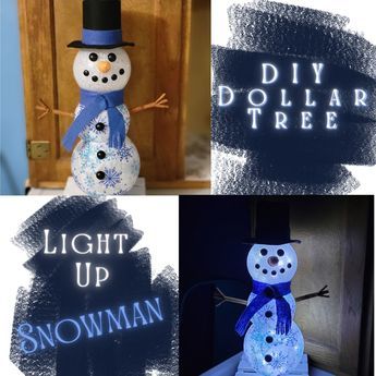 I created this DIY Dollar Tree Light up Snowman for my little people in the home. There is just something magical about the lights of Christmas and the winter season. I wanted to capture that in a snowman decoration that lit up. Nearly all supplies are from Dollar Tree. Diy Light Up Snowman, Dollar Tree Diy Snowman, Light Up Snowman, Light Up Christmas Decorations, Fairy Lights Diy, Solar Lights Diy, Snowman Crafts Diy, Diy Light, Glass Snowman