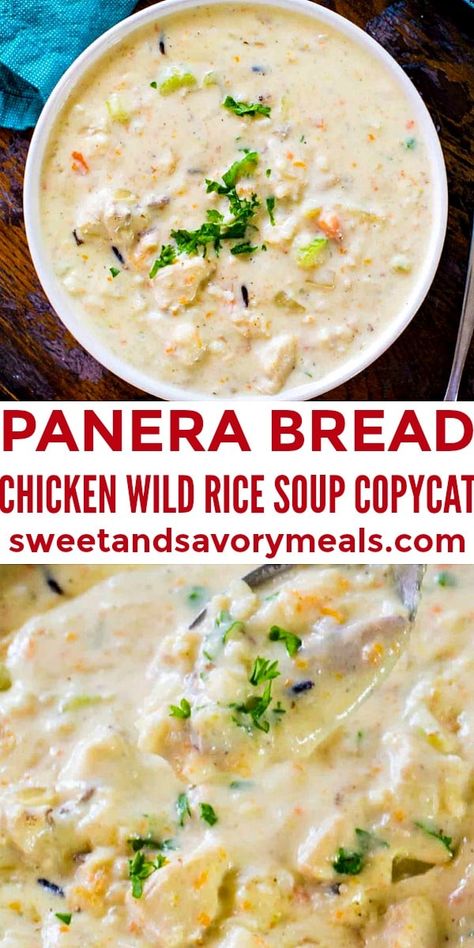 Bread Chicken, Wild Rice Soup Recipes, Chicken Wild Rice, Chicken Wild Rice Soup, Bread Soup, Rice Soup Recipes, Chicken Rice Soup, Chicken And Wild Rice, Best Soup Recipes